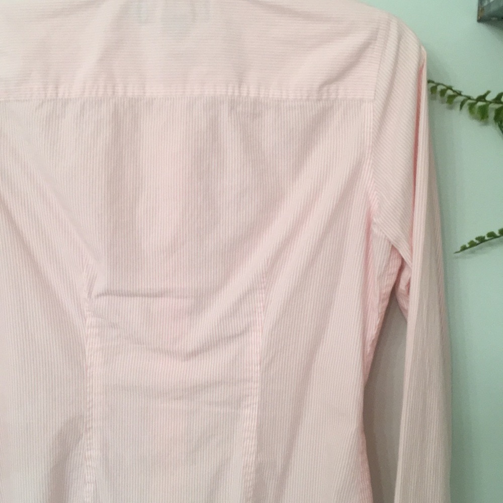 Pretty Pink Stripe Vineyard Vines Button Down Sz 6 - Picture 5 of 7